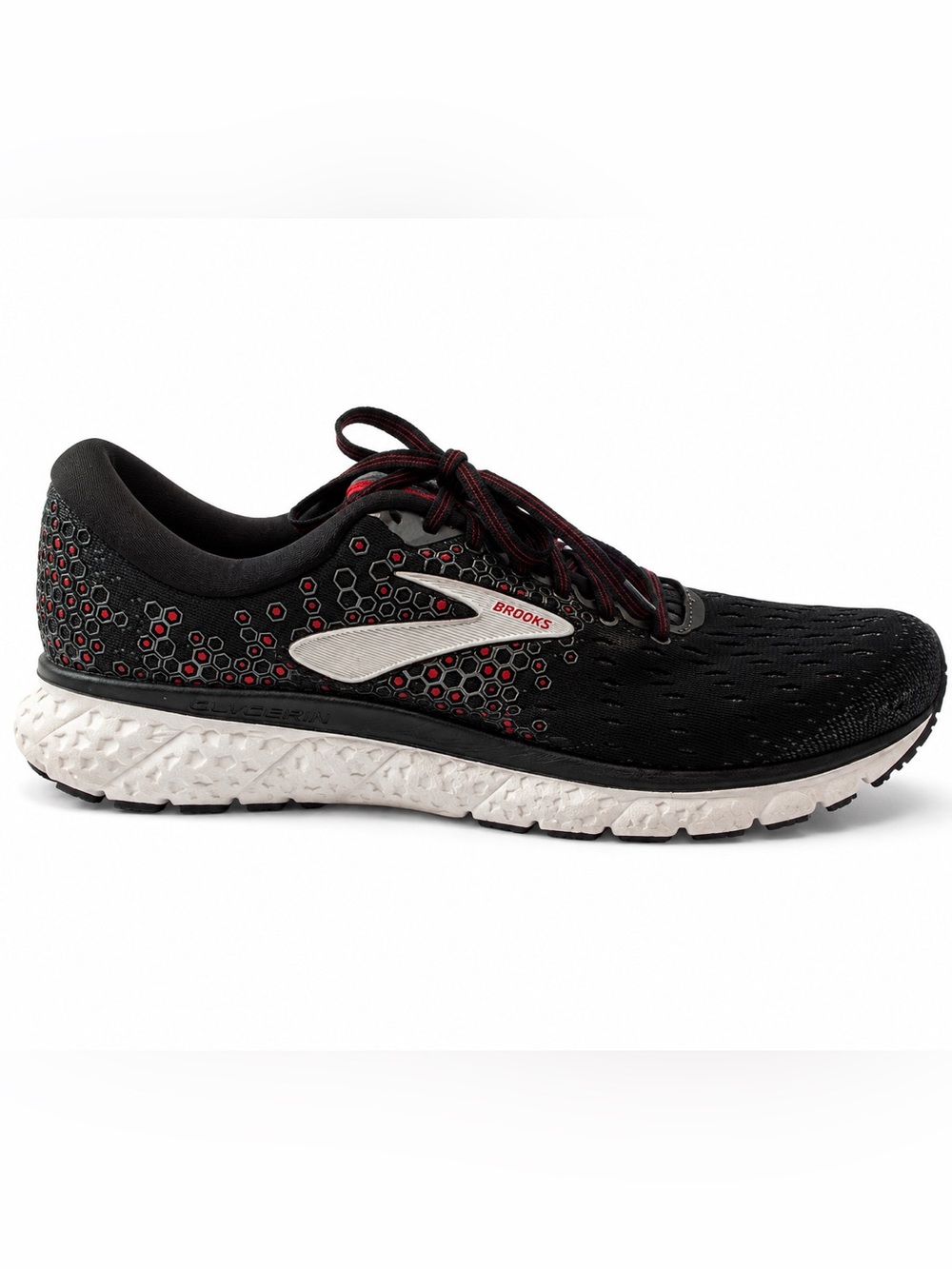 Brooks Glycerin 17 Men’s Black & Red Running Shoes | Size 9